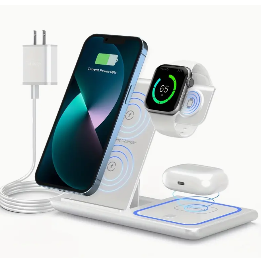 RestedSpace™ 15W Wireless Charging Stand with Lamp